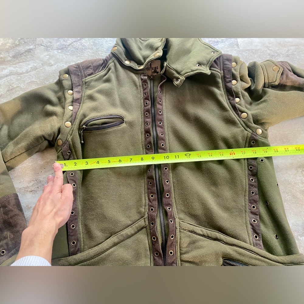 Pixie king elven jacket/hoodie that turns into a vest - Picture 4 of 9